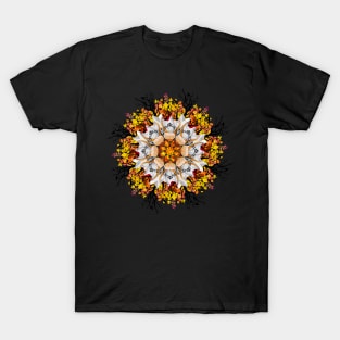 orange halloween mandala T-Shirt